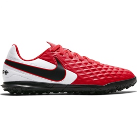 Nike Tiempo Legend 8 Club Tf Jr AT5883-606 fodboldsko rød rød