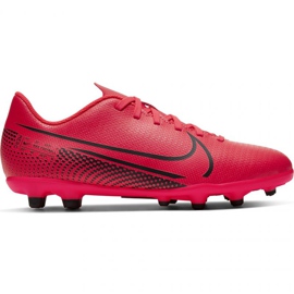 Nike Mercurial Vapor 13 Club FG / MG Jr AT8161-606 fodboldsko flerfarvet appelsiner og røde