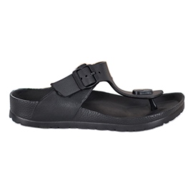 SHELOVET Sorte flip -flops