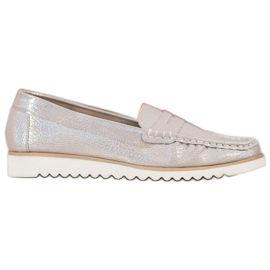 Sergio Leone Loafers på platformen beige