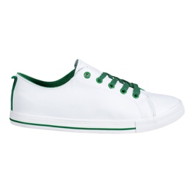 SHELOVET Behagelige sneakers hvid