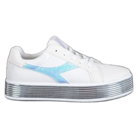 Ideal Shoes X-9758w hvid