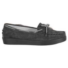 Filippo Klassiske læder loafers sort