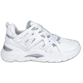 Small Swan Pohodlné Sneakers fra Eco Kůže grå