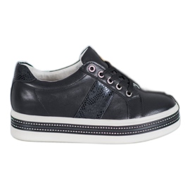 Bestelle Sneakers med cubic zirconia sort