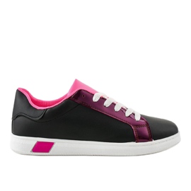 Sorte sneakers W-3116 lyserød