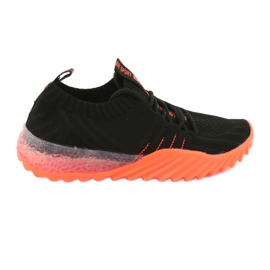 Big Star slip-on / snørresport sko FF274342 farveløs sort orange