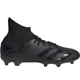 Adidas Predator 20.3 Fg Jr EF1929 fodboldstøvler sort sort