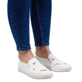 Hvide sneakers med G82-2 print