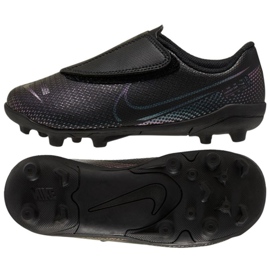 Nike Mercurial Vapor 13 Club Mg Ps (V) Jr AT8162-010 fodboldsko sort sort
