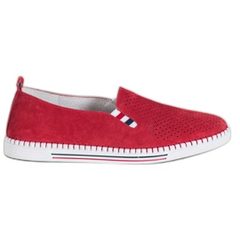Filippo Røde læder sneakers