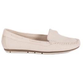 Clowse Beige loafers med ruskind