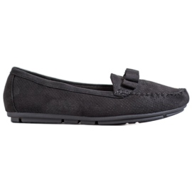 Clowse Åbne loafers med sløjfe sort