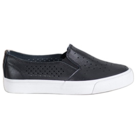 J. Star Openwork sneakers på platformen sort