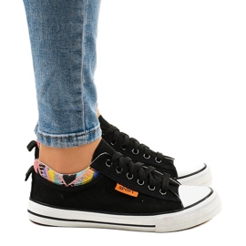 Sorte klassiske sneakers W11