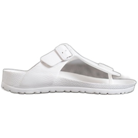 SHELOVET Hvide flip -flops