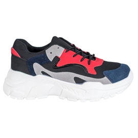 SHELOVET Tekstil sneakers flerfarvet