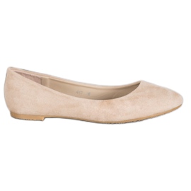 Yes Mile Beige ballerinaer