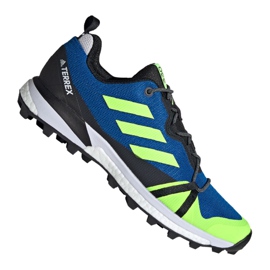 Sko adidas Terrex Skychaser Lt Hiking M EH2428 blå flerfarvet grøn