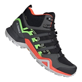 Adidas Terrex Swift R2 Mid Gtx Hiking M FU7603 sko sort flerfarvet