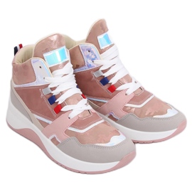 High-top sneakers D20-2 Pink flerfarvet