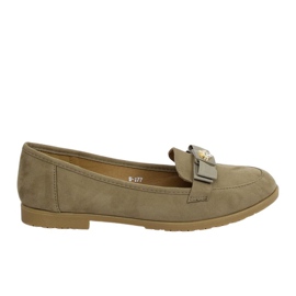 Grøn kvinders loafers W-177 Grøn