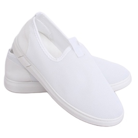 1066 Hvide slip-on sneakers