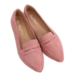 Pink Kvinder loafers pink CH-1M6 Pink lyserød