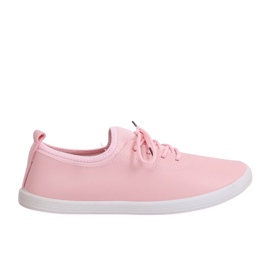Lyserøde kvinders sneakers W9782 Pink