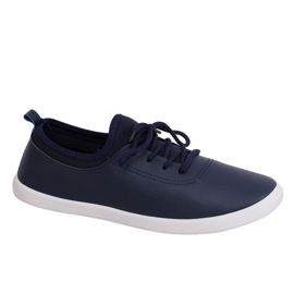 Marineblå sneakers til kvinder W9782 Navy marine blå