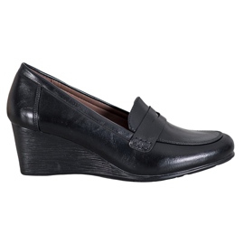 VINCEZA kile loafers sort