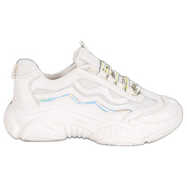 SHELOVET Sneakers på platformen brun