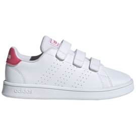 Adidas Advantage C Jr EF0221 sko hvid