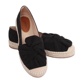 Sorte espadriller til kvinder LL-219P Sort