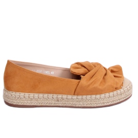 Camel kvinders espadriller LL-219P Camel brun flerfarvet