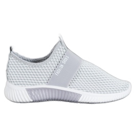 SHELOVET Slip-on mode sko grå