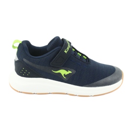 Kangaroos 18508 Navy/grønne sportssko blå