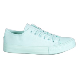 Fashion Klassiske sneakers grøn