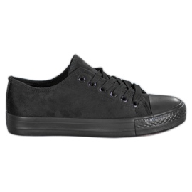 SHELOVET Ruskind Sneakers sort