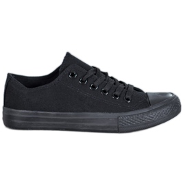 SDS Tekstil sneakers sort