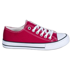 SDS Tekstil sneakers rød