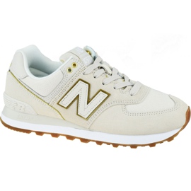 New Balance W WL574SOA sko beige
