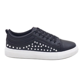 Sorte sneakers med nitter 1781-1
