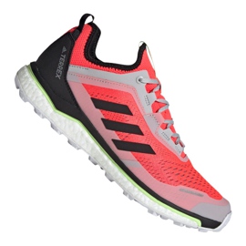 Adidas Terrex Agravic Flow M EF2116 sko rød grå flerfarvet