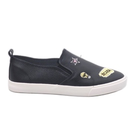 Sorte sneakers med G82-1 print