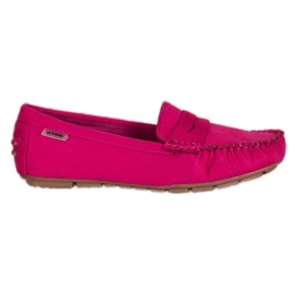 Goodin Klassiske tekstil loafers lyserød