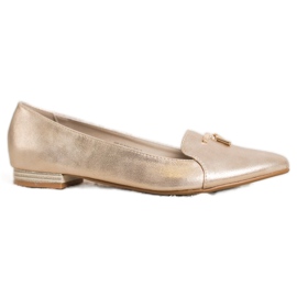 Goodin Skinnende gyldne ballerinaer gylden