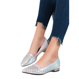 Goodin Ballerinas med Holo -effekt grå