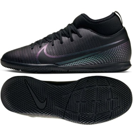 Indendørs sko Nike Mercurial Superfly 7 Club Ic Jr AT8153-010 flerfarvet sort
