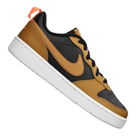 Nike Court Borough Low 2 Jr BQ5448-004 sko sort gul